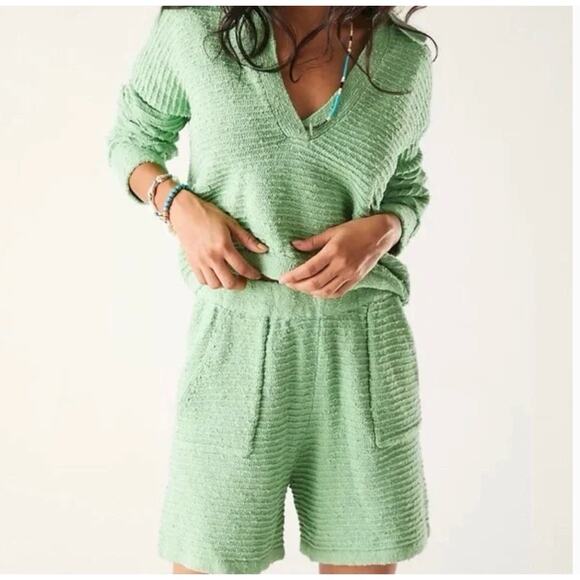 Free People Carter Green Knit Set Size M - Picture 12 of 12